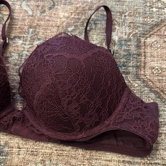 Victoria’s Secret • 36B Dream Angels Push Up Bra in Burgundy - Picture 3 of 6